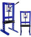 6 Ton Hydraulic Shop Press With Adjustable 2.2 To 9.4 Inch Range, Heavy Duty H-Frame With Movable Plates For Garage And Pro Workshops
