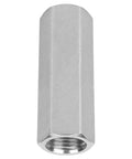 GOTOTO 1/4 Inch BSPP Female Hose Connector Fitting Made From Solid 304 Stainless Steel With Hex Thread For Garden Hose Water Pipe Repair And Outdoor Watering Rig Kit, close-up