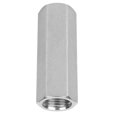GOTOTO 1/4 Inch BSPP Female Hose Connector Fitting Made From Solid 304 Stainless Steel With Hex Thread For Garden Hose Water Pipe Repair And Outdoor Watering Rig Kit, close-up