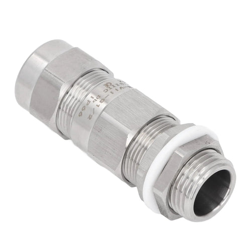 Cable gland, 304 stainless steel, waterproof and explosion-proof dual-seal for armoured cables and electrical junction boxes