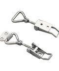 Dope Adjustable Toggle Corner Closure Latch With Keyhole For Tight Fits On Cabinet Doors Boxes And Window Covers Keeps Locked