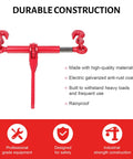 2 Pack Heavy Duty Chain Binder Five Sixteenth To Three Eighth Inch Ratchet Binder With 5400 Lbs Safe Working Load description
