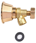 Built Tough Aluminum Sprinkler Head With Adjustable Spray Modes For Farm Irrigation And Garden Watering, Gold Finish