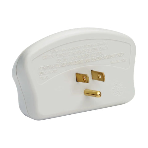 Side view of Three Outlet Travel Surge Protector On The Go With 660 Joules Ultra Fast Sub Nanosecond Response Diagnostic LEDs For Protected