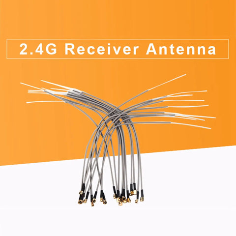 2.4GHz Receiver Antenna for Multi-Port Drone RC Systems and Aircraft, Snug Fit 15cm Antenna, Durable ABS Construction, Set of 20