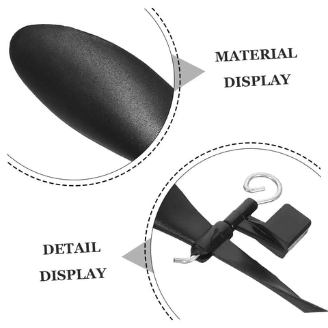 Close-up of 10 Pack RC Airplane Propeller Set With 6x4mm Hole Diameter Fold Resistant Plastic Blades showing material and detail