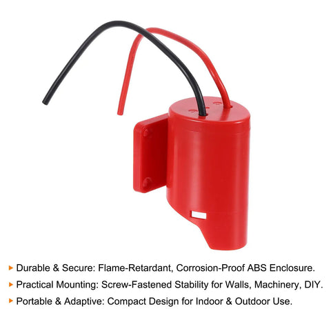 Red Plug And Play Battery Adapter Converter Kit for DIY RC Cars And Trucks 12V Battery Ready 12 AWG Wire Harness Connector