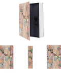 Discreet Book Safe Hidden Storage Box With Combination Lock That Looks Like A Real Book Dictionary Safe Featuring Butterfly Cover