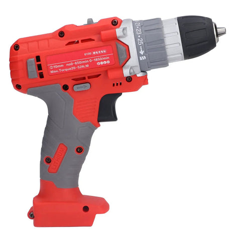 Zero Gimmicks Cordless Electric Drill With Dual Mode Rotation And 25 Adjustable Torsion for precision fixes with ergonomic grip.