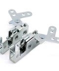 Under Draw Latch Lock Hasp Two Way Toggle For Carbon Steel Cabinet Door Industrial Hardware Yellow Latch Color Durable