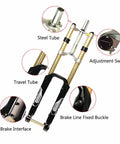 Beefy 26 Inch Mountain Bike Suspension Fork With 180 Mm Travel Magnesium Alloy Downhill Fork featuring details