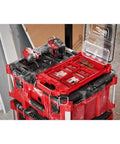 Milwaukee Shockwave titanium drill bit kit, 15-piece in red case with bits visible
