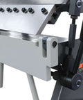 12 Inch Box And Pan Brake For 20 Gauge Metal, Portable Finger Brake close-up showing removable fingers and handle mechanism