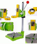 Beefy Heavy Duty Floor Drill Press Stand Table for Precision Drilling, versatile cast iron base and clamp for 38mm to 43mm collars