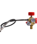 DIN Valve Scuba Adapter With Gauge M18x1.5 DIN Thread High Pressure 4500 Psi 300 Bar PCP Paintball Filling Station 24 Inch Hose