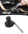 Automatic Watch Oiler Pen With Base For Precise Gear Lubrication tool and watch repair components displayed