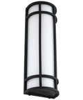 24 Inch LED Mission Style Wall Sconce Light Fixture No Fuss Outdoor Use 1200 Lumens 23W 3000K Warm White ETL Listed