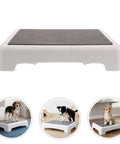 Portable Puppy Training Platform With Non Skid Surface for indoor and outdoor dog agility practice, slip resistant board.