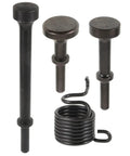 Versatile Air Hammer Drill Bit Kit With Industrial Power Tools Chisel Set For Heavy Duty Masonry Punch Work And Precision Drilling Tasks Made To Last black steel bits and spring