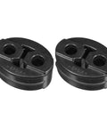 Upgrade Your Ride With This Heavy Duty X Autohaux Universal 13mm Rubber Muffler Hanger Bushing Kit two black exhaust bushings