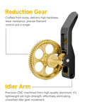 Beefed Up Extruder Gear Assembly Kit For A1 Mini 3D Printer Brass And Aluminum Alloy Build Smoother Filament Feed Durable Idler Arm