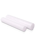 Virgin White PTFE Rod Bar Five Eighth Inch Diameter By Twelve Inch Length for low friction and high temperature applications