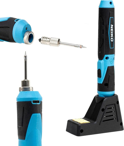 Cordless Wireless Soldering Kit with a Mini USB Rechargeable Pen, Quick Heat Up to 750°F, LED Indicator, 4V Lithium-Ion Battery