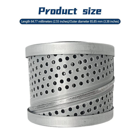 Beefy Power Steering Hydraulic Filter For Freightliner Argosy M2 106 Kenworth Peterbilt Sterling Mack Trucks Replacement 87904F 1698964C92 P550830 with dimensions visible