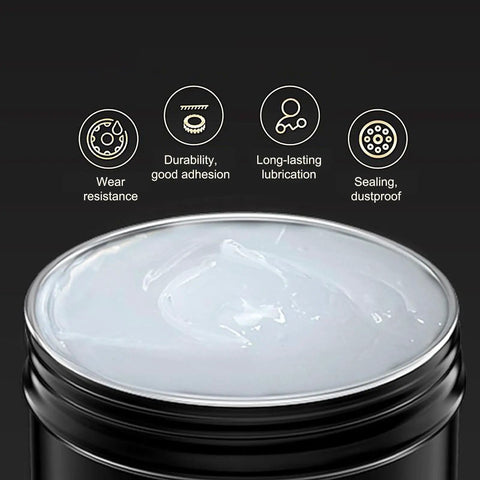 Heavy Duty Camera Lubricating Oil For Snag Free Shutter Repairs And Precision Lens Care Rust Resistant Formula in a compact tub.