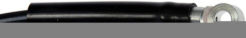 Brake Hydraulic Hose Replacement for Select Vehicles H36847 with precision fit, black EPDM material, metal fitting visible