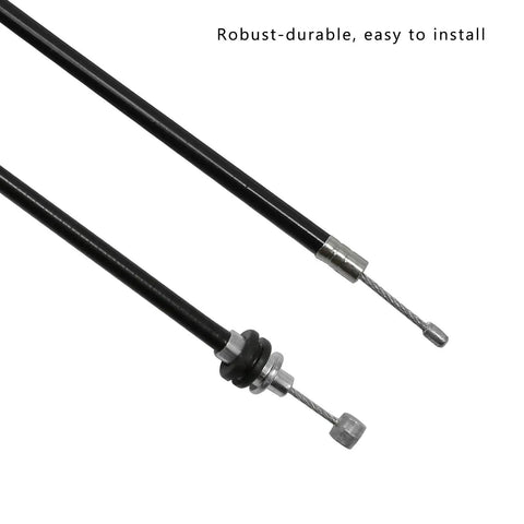 Seven Eighths Inch Thumb Throttle Cable For 22mm Handlebar, durable 46.5 Inch Wire with 2.93 Inch Metal Section for ATV Quad Go Kart