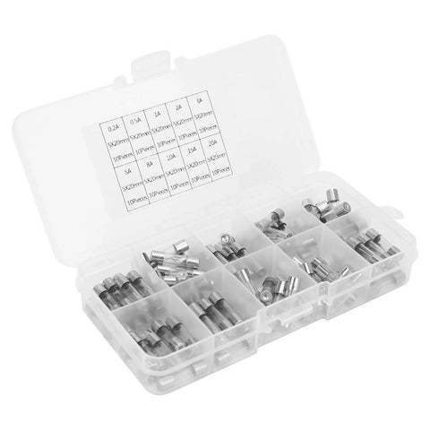 Top Tier Fuse Assorted Kit Loaded With Fast Blow Glass Fuses For Heavy Duty Electronics And Industrial Repairs Includes Solid 5X20 Mm Tubes.