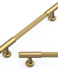 10 Pack Champagne Bronze Cabinet Pulls 5 Inch Center To Center Heavy Duty Solid Kitchen Drawer Handles For Cabinets And Furniture