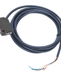 Pro Grade Through Beam Infrared Photoelectric Sensor PNP Switch For Automation Square Contrast Type Detector Ideal For Car Doors Garages Robots And Assembly Lines E3Z D62, wired cable close-up