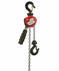 Mini Lever Chain Hoist, 550 Lb Capacity, 5 Ft Lift, Lightweight Yet Rugged Steel with Dual Pawl Brake and Hooks