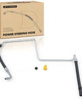 Power Steering Return Hose Line Assembly That Fits Buick Rainier 2004-2007, Chevy Trailblazer 2002-2009 displayed with packaging
