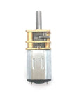 Pro Spec N20 DC 6V Miniature Gear Reducer Motor With Bulletproof Metal Gearing, showcasing compact size and robust design for robotics.