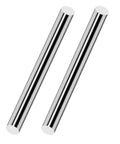 Two Pack 16 Inch Stainless Steel Rods Three Quarter Inch Diameter 304 Round Solid Shaft For Industry, Metalworking, DIY Craft Projects