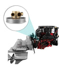 Beefed Up Raw Sea Water Pump With NSK Bearing For Volvo Penta Boats mounted on engine