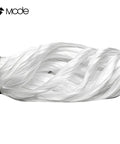 Mode heavy-duty polyester lifting sling, white braided strap with black end fittings, 6.56 ft x 1.96 in, 1-pack