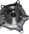 Premium Heavy Duty Engine Water Pump For Slick Heat Dissipation And Hella Durable Build Direct Fit Performance Replacement With Lab Tested Seals And Bearings Built For Road Ready Operation On Any Rig front view showing alloy construction.