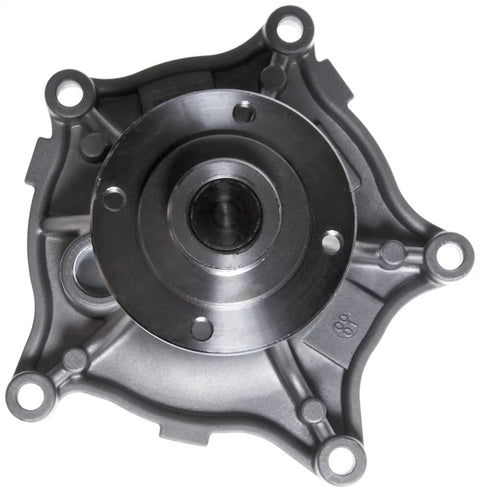Premium Heavy Duty Engine Water Pump For Slick Heat Dissipation And Hella Durable Build Direct Fit Performance Replacement With Lab Tested Seals And Bearings Built For Road Ready Operation On Any Rig front view showing alloy construction.