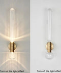 Snazzy Slick Led Wall Sconces For Modern Home Refresh Up And Down Adjustable Glass Shade Bedside Premium Fixture With Top Shelf Vibes For Living Room Bathroom 2 Pack in on and off light effect.