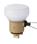 Go-To Rugged Outdoor Camping LED Lantern With Mini Tripod Dimmable USB Powered Soft Light IP44 Weatherproof Portable Lamp Beige