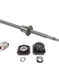 25mm Anti-Backlash Ballscrew Kit SFU2510 RM2510 102.36 Inch 2600mm Length 10mm Lead Ball Screw Nut FK FF15 End Supports