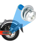 Pair Durable Rear Wheel Fixing Bolts For Electric Scooters M365 Replacement Screws Heavy Duty High Tensile Steel Fasteners