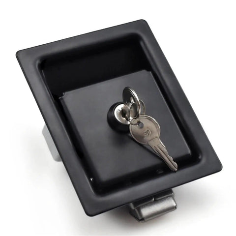 Visible Push To Close Latch For Cabinets, Pull To Open, Same Plane Lock Panel, Model 64 10 302 90, 1 Piece, No Key, Durable