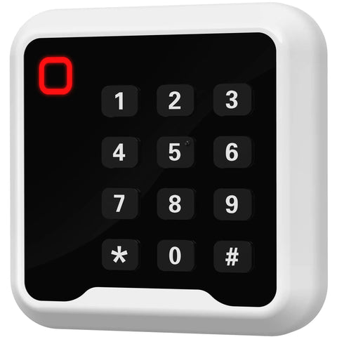 Front view of Proximity RFID Card Keypad Reader 125KHz Wiegand 26 Or 34 Bit, Plug And Play With Door Access Control Panels