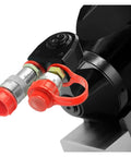 Heavy Duty Hydraulic Torque Wrench One Point Five Inch Square Drive 742 To 7420 Nm Range with swivel hose connection detail.