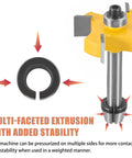 Close-up of collet nut and cone sleeve from Collet Nut And Collet Cone Sleeve Combo For R2400 R2401 R86044 R860443 Laminate Trimmer Router kit.
